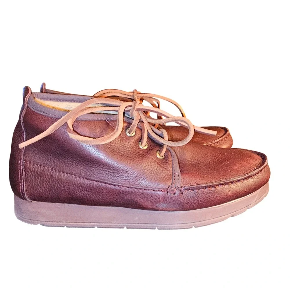 Sperry‎ Top Sider Men's Cordovan Leather Faux Fur Lined Chukka Boots 8.5M